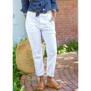 Frank and Eileen Jameson Utility Jogger White Linen